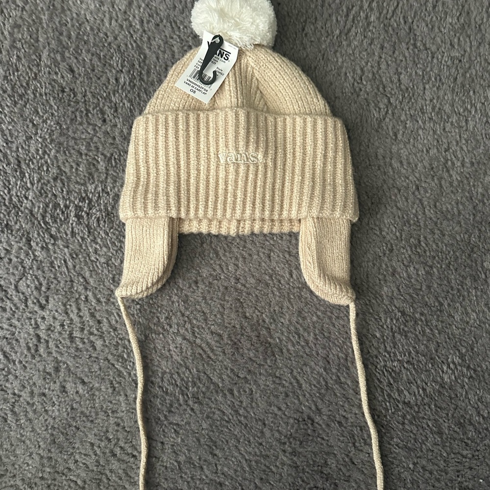 Vans Cream Winter Hat